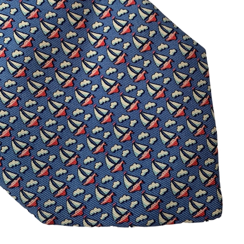 Vineyard Vines Martha’s Vineyard Handpicked By Shep & Ian Sailboat Tie